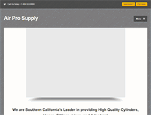 Tablet Screenshot of airprosupply.com